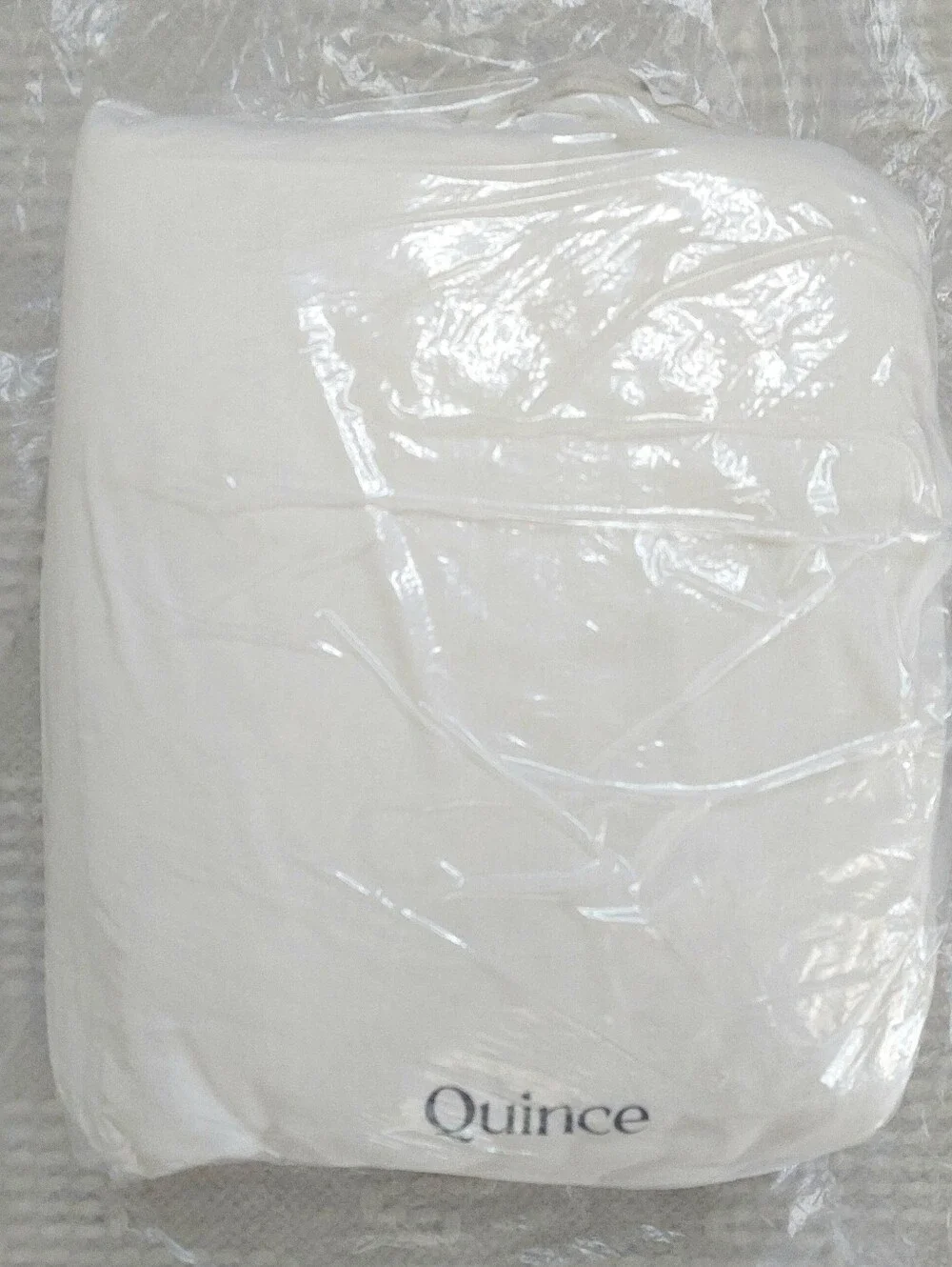 Quince European Linen Ivory Duvet Cover! Sz. King/ Cal King! (124)